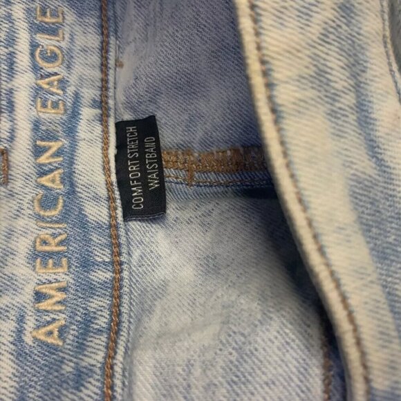 **American Eagle** Plus Size **Light Wash‎ Curvy High Rise Jeans Size 18 Stretch - Picture 4 of 7